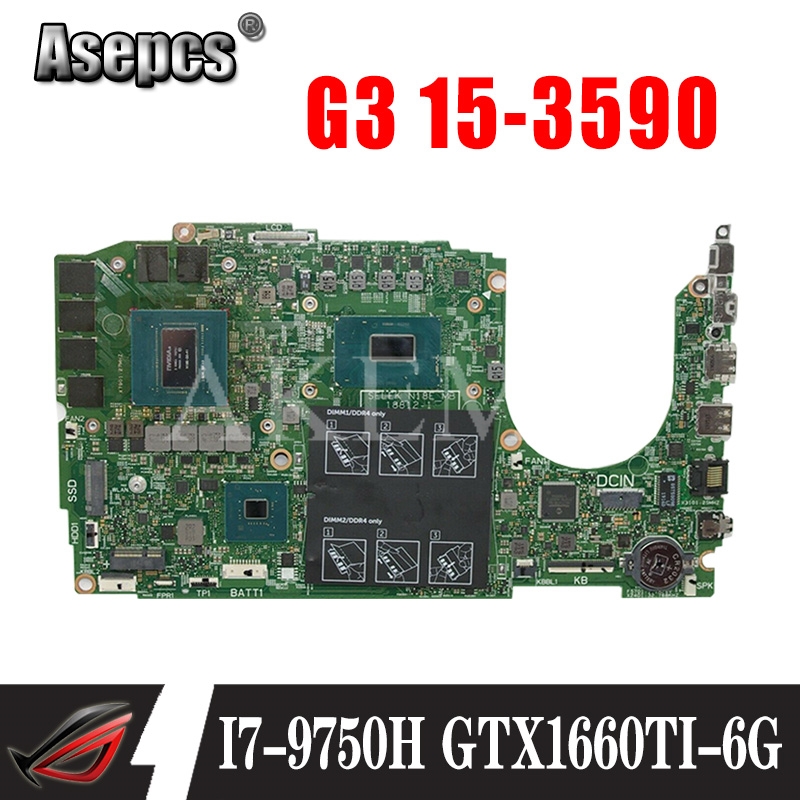 Laptop motherboard For DELL Inspiron G3 15-3590 ori..